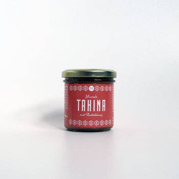 organic tahini with date syrup for wholesale by Yuvals Tahina