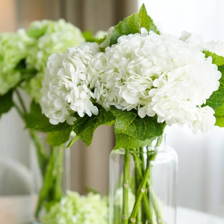 Angel Isabella - Wholesale Artificial Flowers - 22" Large Bloom Ultra Realistic Real Touch Hydrangea
