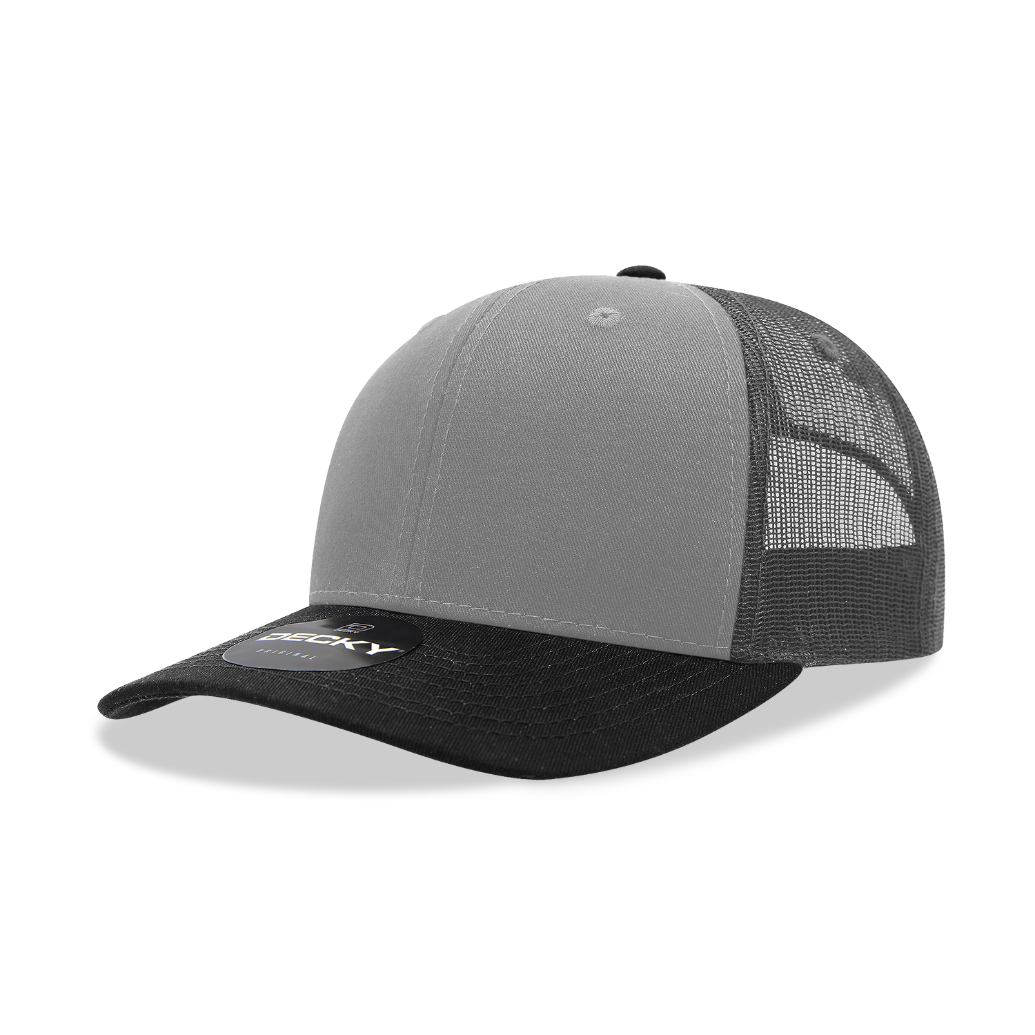 The Park Wholesale - Vente Casquette de camionneur – unisexe - Casquette Trucker classique Decky 6021, 6 panneaux, style mid pro54