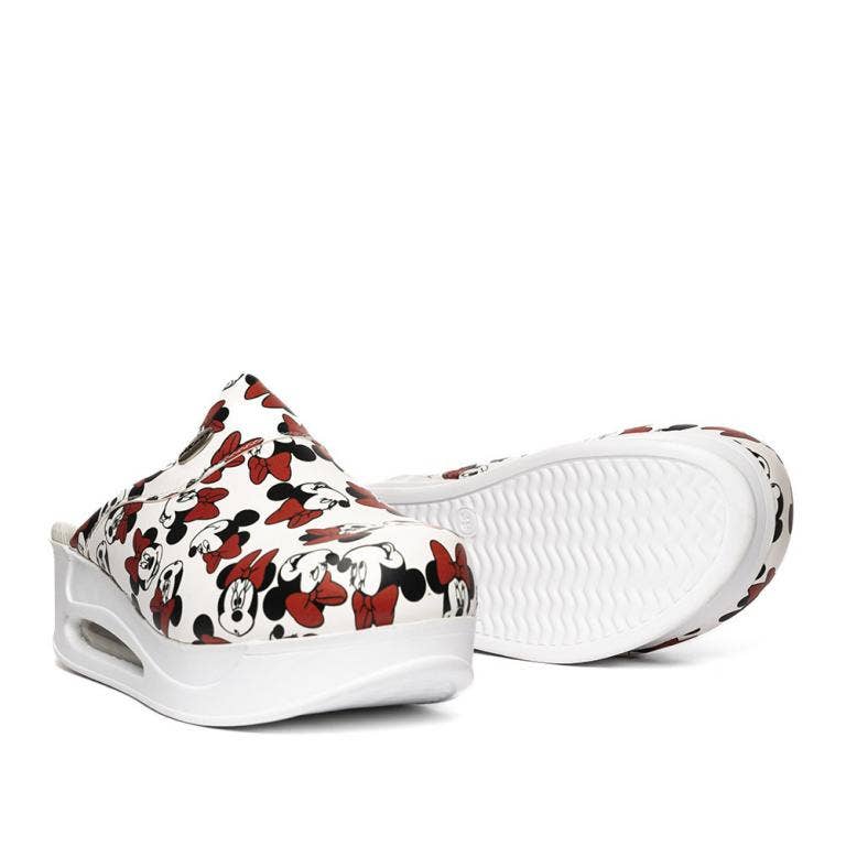 Chenson & Gorett - Wholesale Clogs - Women's - Airmax Women's Leather Clogs with Minnie Mouse Promo Design1