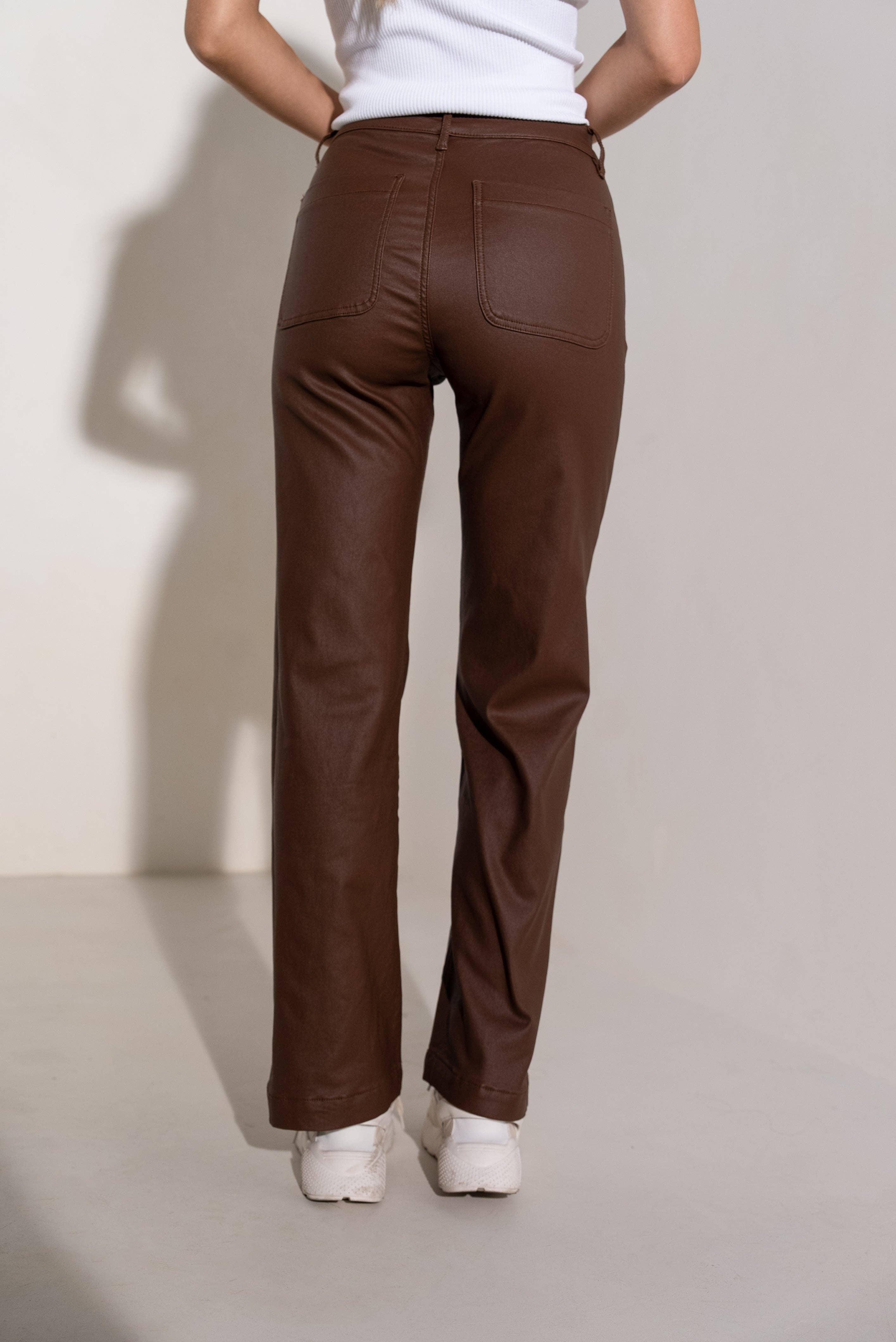 ONADO - Wholesale Pants - Women's - Martine Chocolat pants3