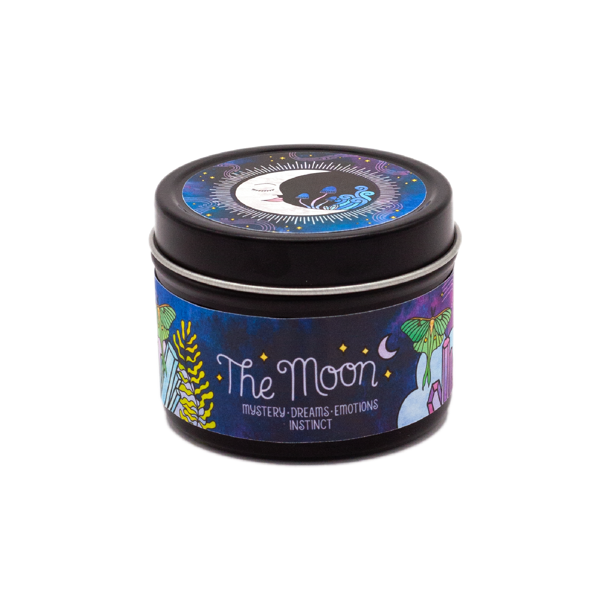 Rachel Beyer - Wholesale Travel Candles - The Moon Aromatherapy Soy Candle - Cypress Lemon0