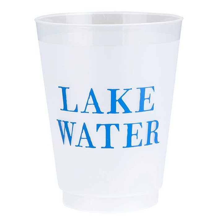 Face to Face Frost Flex Cups - Lake Water for wholesale by Santa Barbara Design Studio by Creative Brands
