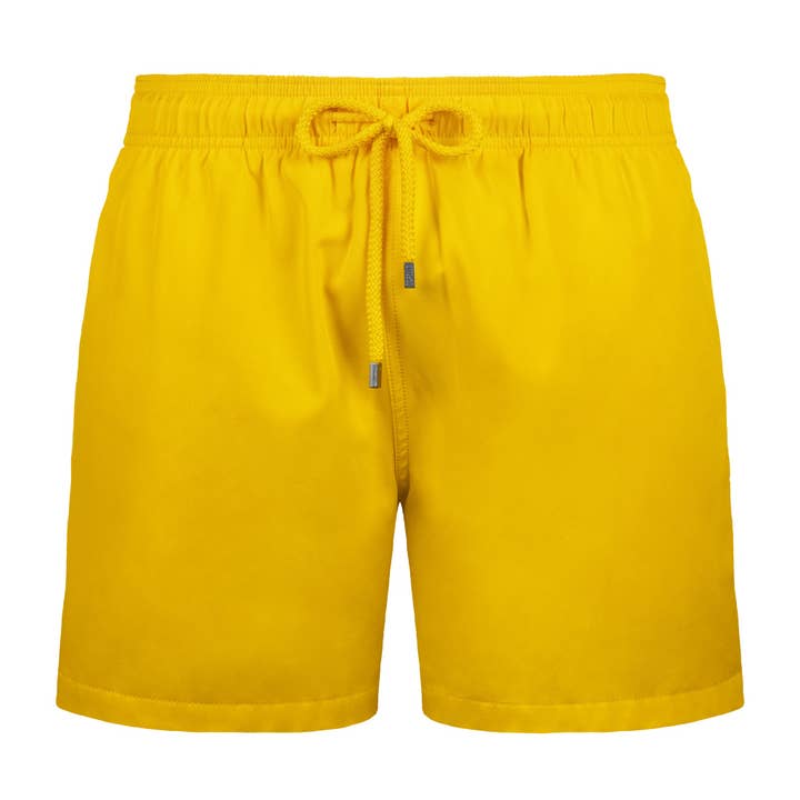 True Yellow - Mid-Length Hybrid Short for wholesale by Capelle Miami