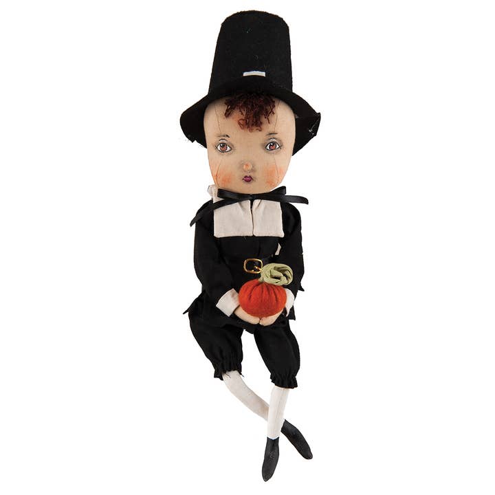 Adam Pilgrim Gathered Traditions Art Doll for wholesale by C&F Home