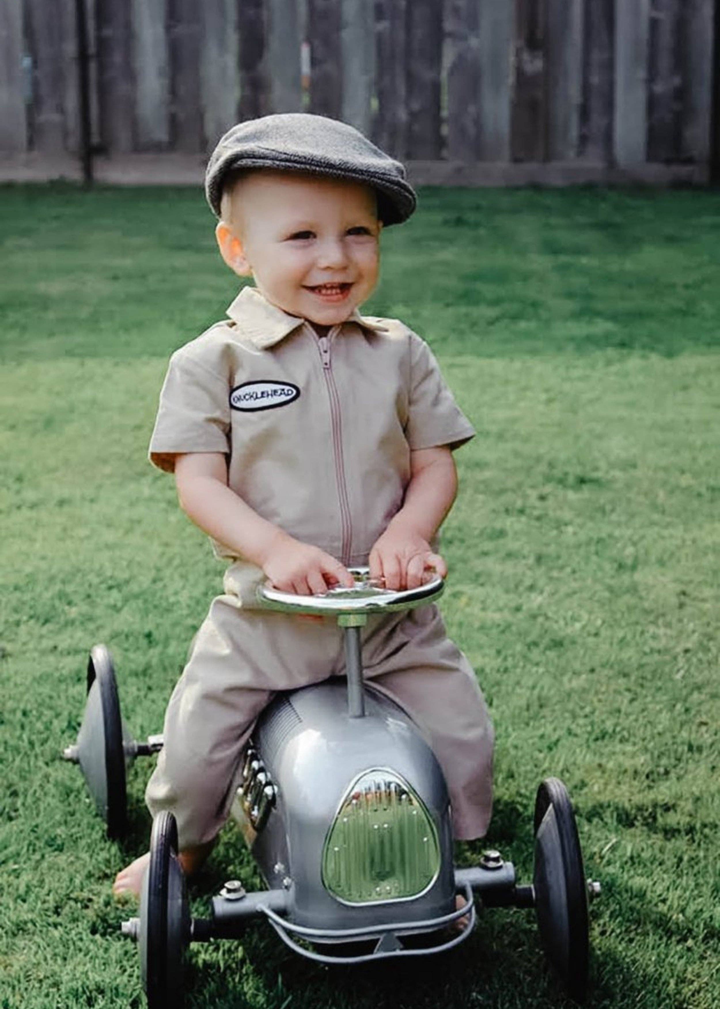 Knuckleheads Boys/ Girls Tan Grease Monkey Coverall for wholesale on Faire8