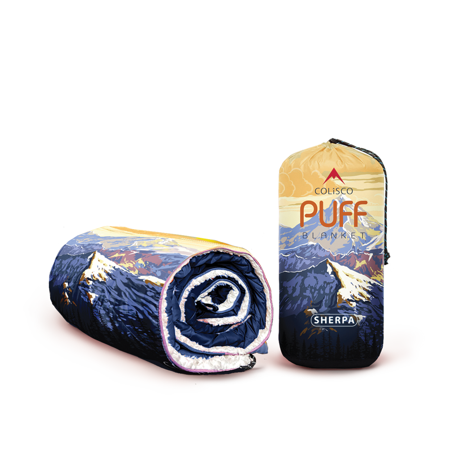 Colisco Wholesale – wholesale Prydnadsfilt – COLISCO Peaks Sherpa Eco-Performance Filt - 132 x 191 cm5