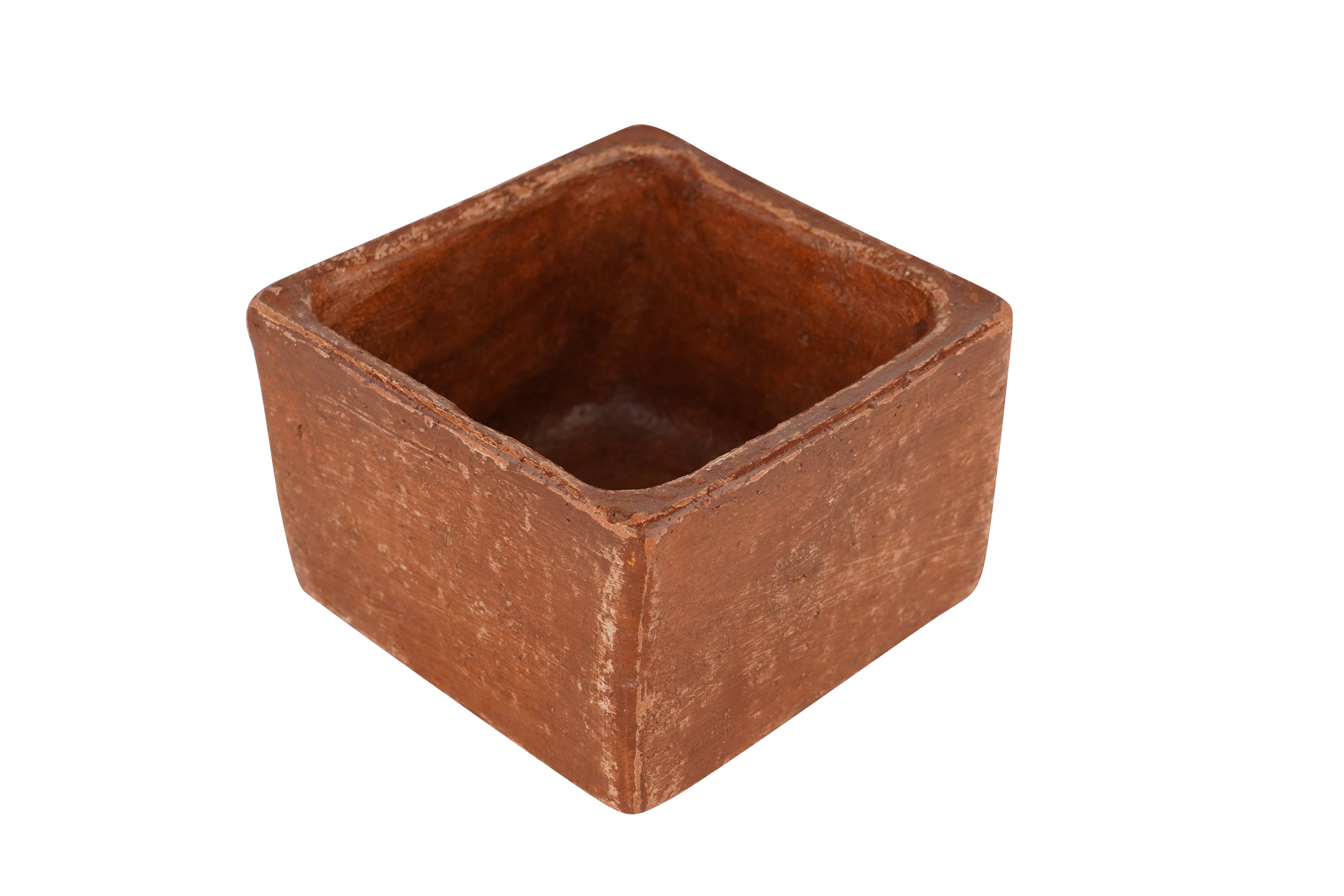 My Amigos Imports - Wholesale Candle Holder - Quadra™ Candle Ready Clay Vessel-Handmade-5 Color Choices5