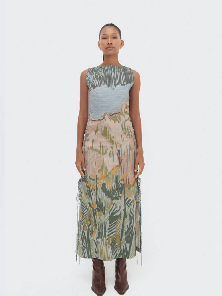 Bruma Lace Side Dress for wholesale by The Folklore