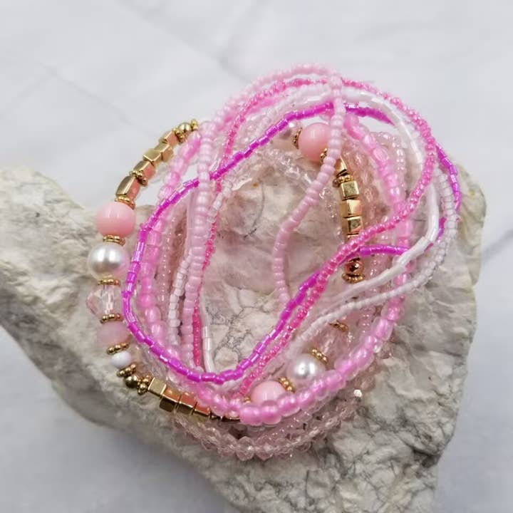 The Pretty Jewellery - Wholesale Jewelry Set - Seed Bead Stackable Bracelet Set4
