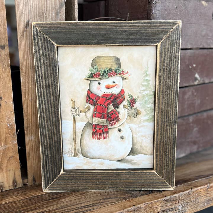 ART1378 Jolly Snowman for wholesale by JanMichaels Art & Home