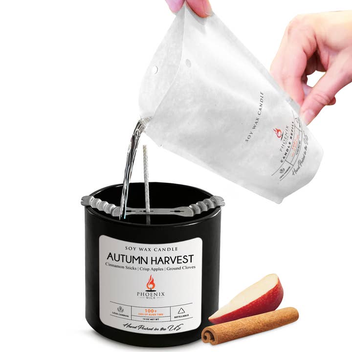 Autumn Harvest - Candle Making Kit + Jar for wholesale by Phoenix Wick