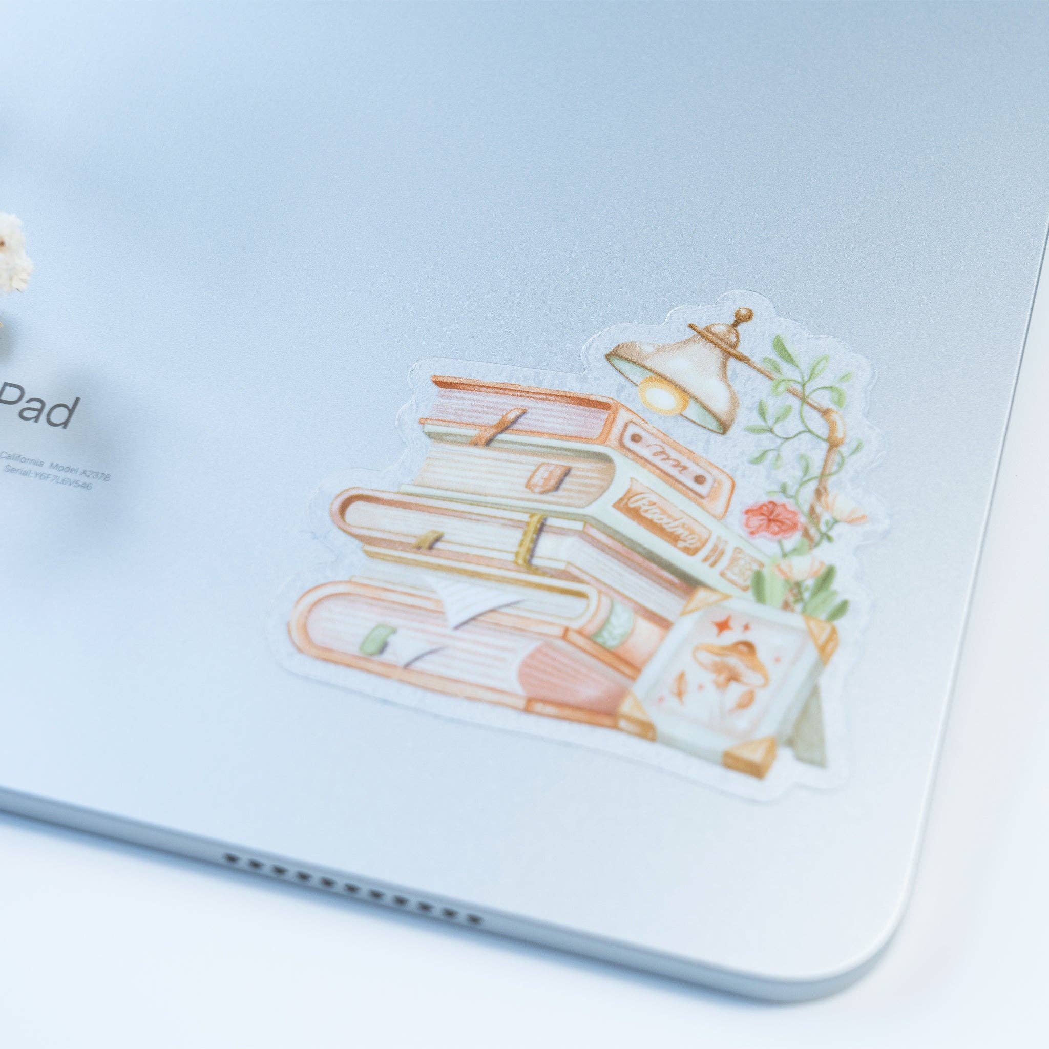 Lettoon - Wholesale Sticker - Clear Vinyl Sticker - Cozy Reading2