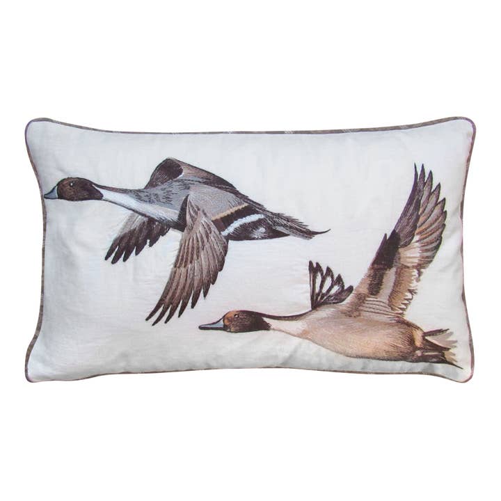 Tide Hill - Venta al por mayor Cojín decorativo - Almohada bordada con forma de pato pintail