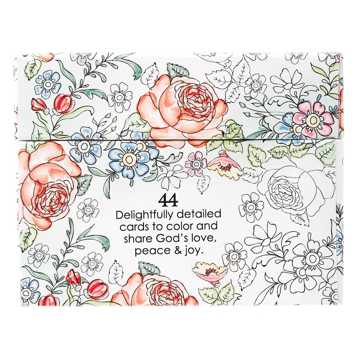 Christian Art Gifts - Wholesale Display Book - Coloring Cards Boxed Colorful Blessings1