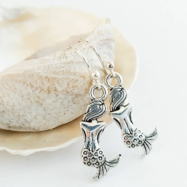 Piccadilly Pendants - Wholesale Dangle Earrings - Tiny Mermaid Earrings