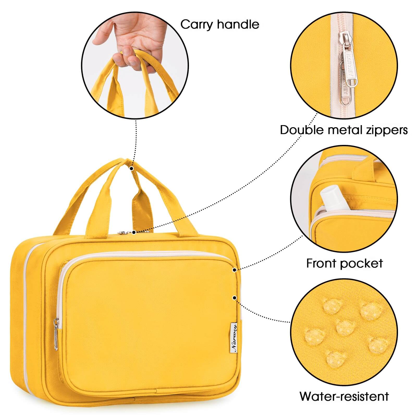 wandf - Wholesale Toiletry Bag - Women's - Large Capacity Waterproof Hanging Toiletry Bag Travel Bag20