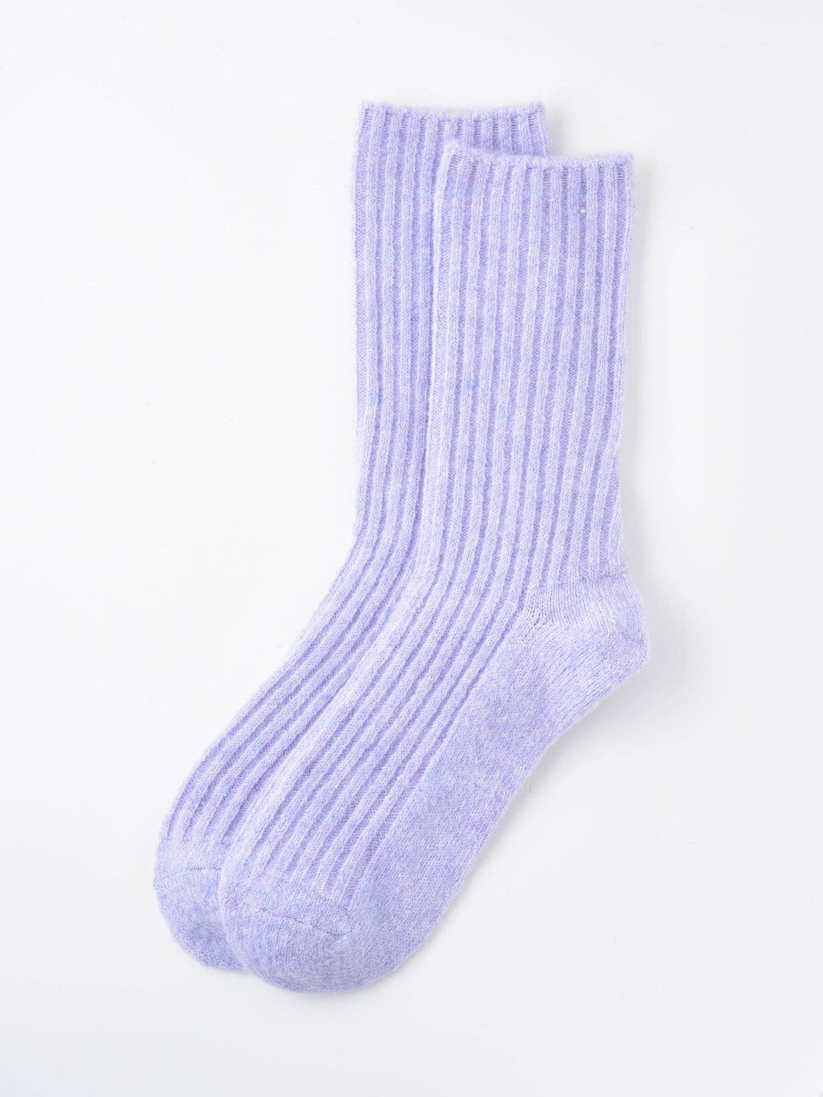 Funkyrel® Atzbranding Limited - Wholesale Socks - Women's - Rufia - 5-Pair Set of Solid Color Wool-Blend Socks4