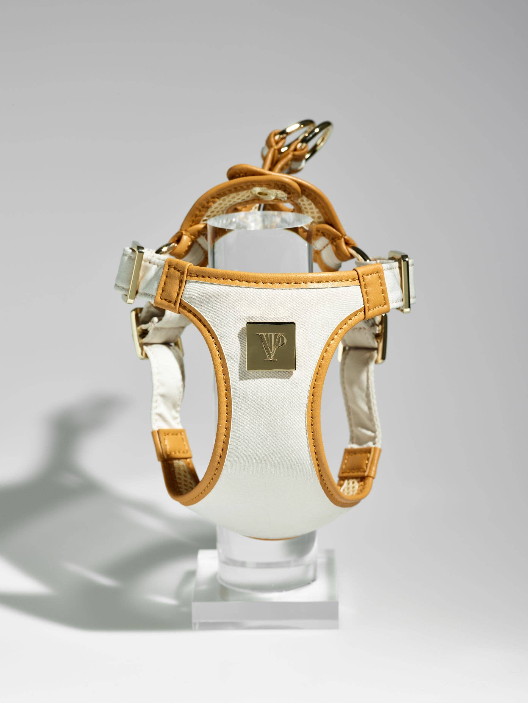 The V.I.PUP Collection - Wholesale Pet Harness - Dog - Denim Victorian 88 & Gold Harness