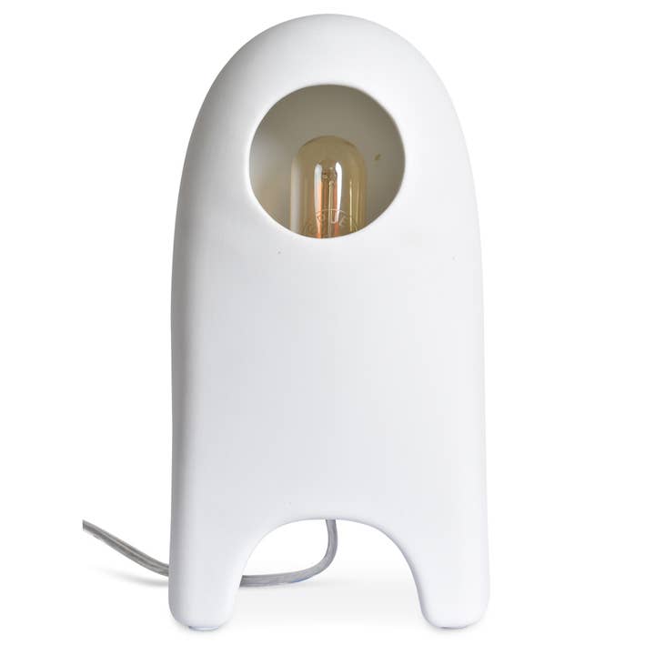 Matt White Glow Lamp L11 P8 H20Cm for wholesale on Faire