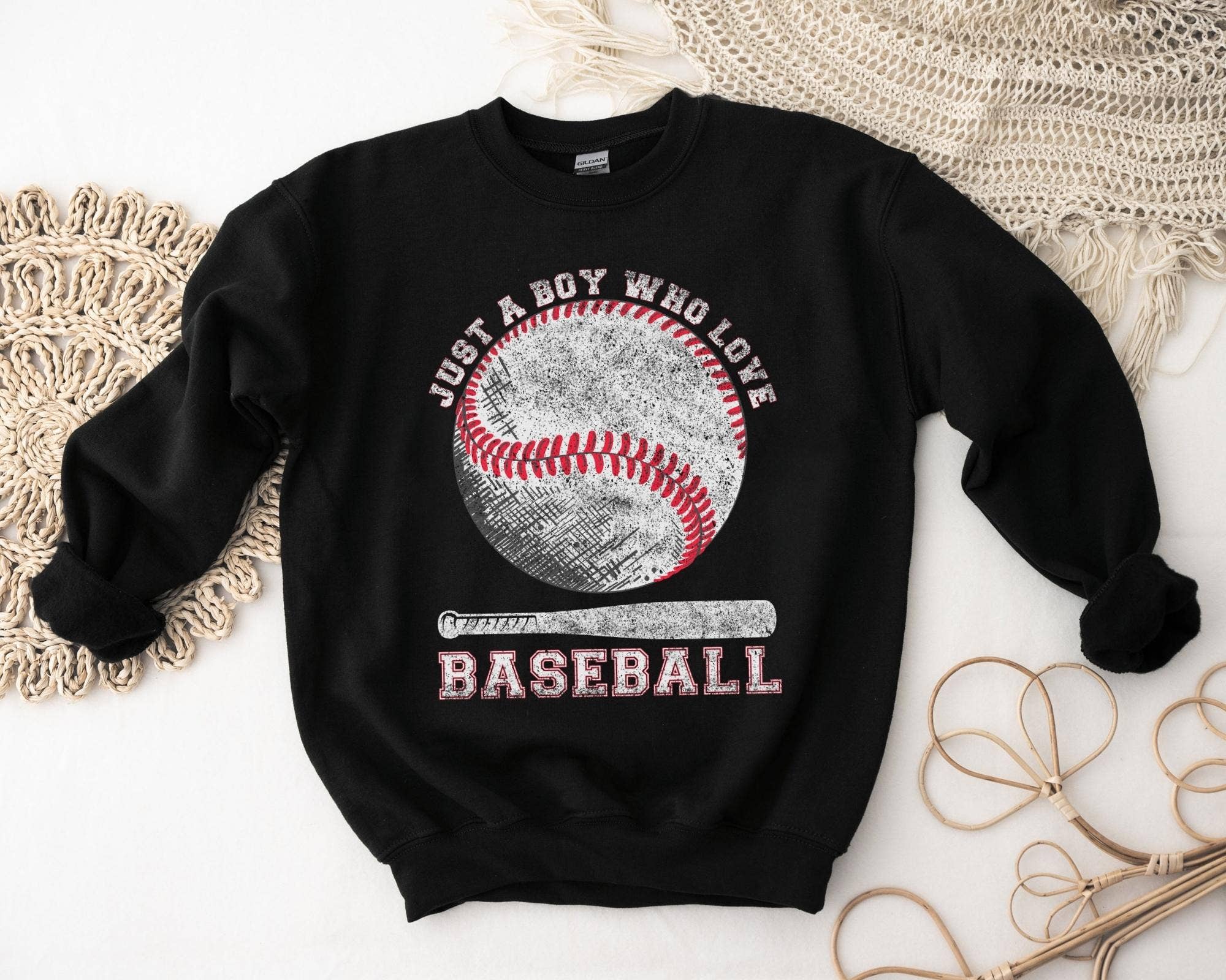 Vivtrek - Wholesale Graphic Sweatshirt - Unisex - Baseball Lover Boy Sweatshirt, Baseball Mom Dad0