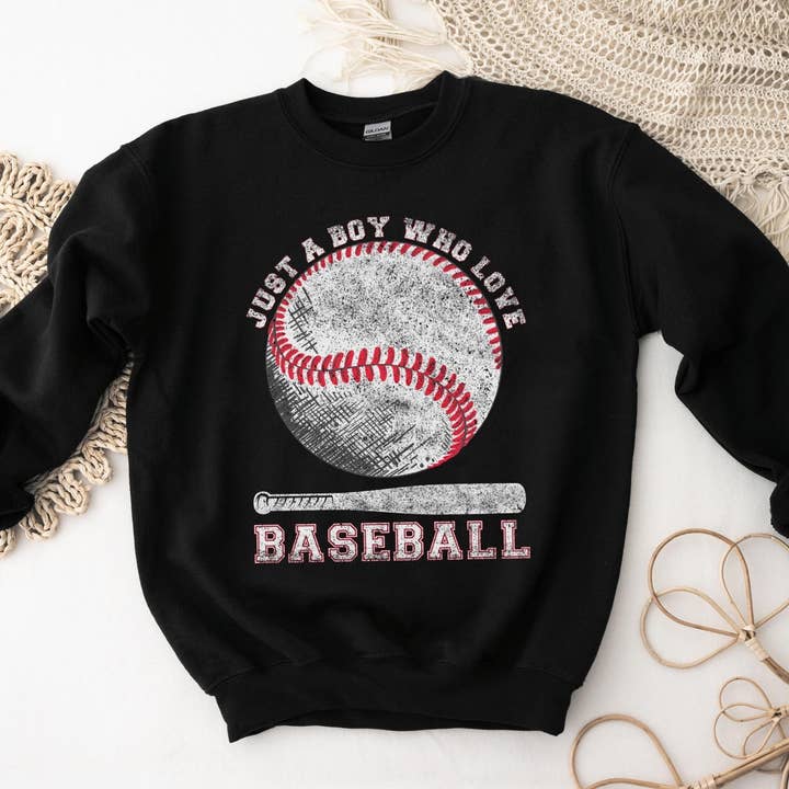 Vivtrek - Wholesale Graphic Sweatshirt - Unisex - Baseball Lover Boy Sweatshirt, Baseball Mom Dad
