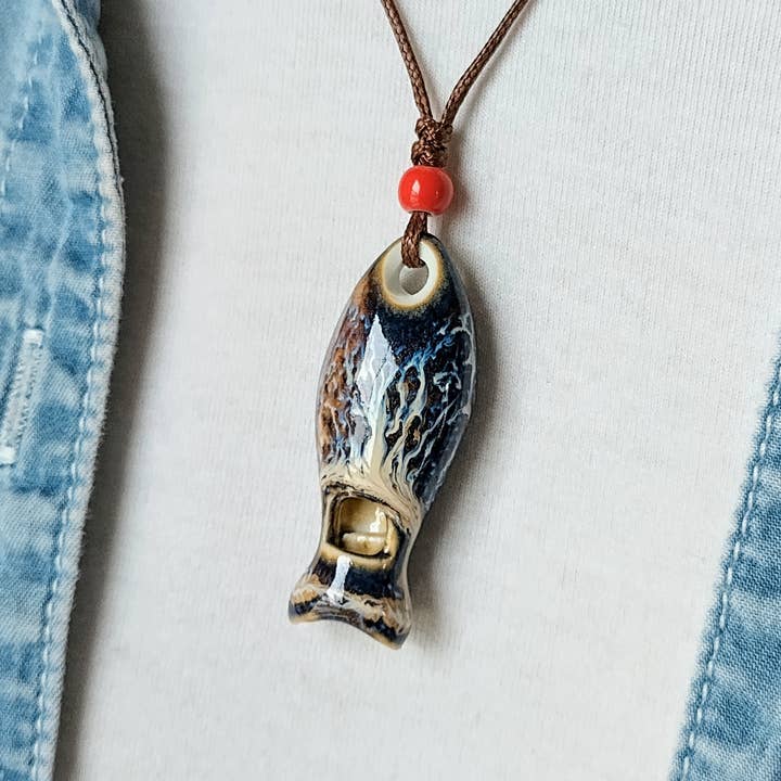 Piccadilly Pendants – wholesale Pendant/charm necklace – Fish Whistle, Coastal Jewelry, Nautical Necklace