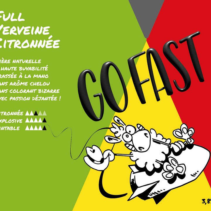 CRAZY HOPS - Wholesale Beer - Go Fast White Verbena Beer 33cl