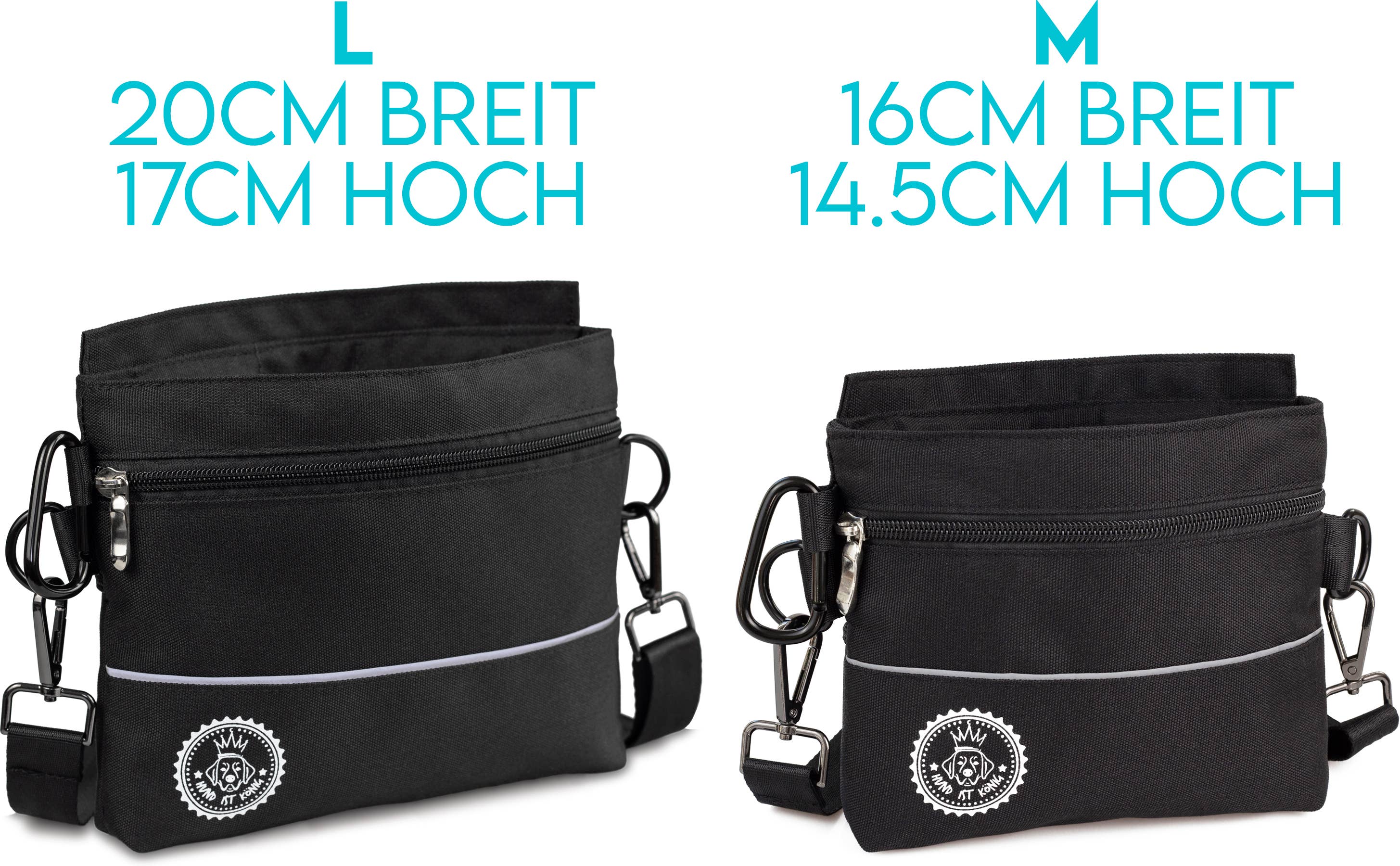 H.I.K. GmbH - Wholesale Pet Treat Bag - Dog - HUND IST KÖNIG® dog treat bag with magnetic closure7