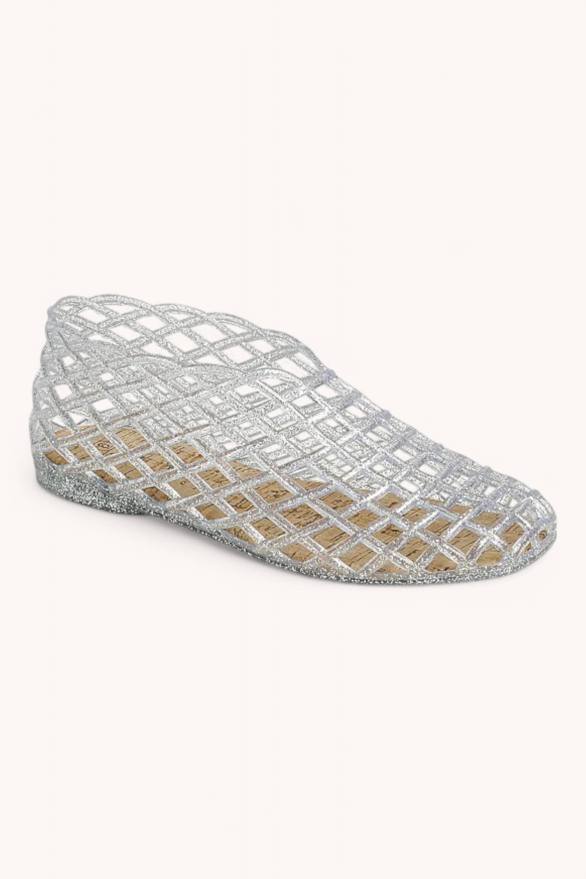 CCOCCI – wholesale Sandals – Women's – METEOR-28 JELLY WOVEN MESH SLIP-ON FLAT SANDALS9