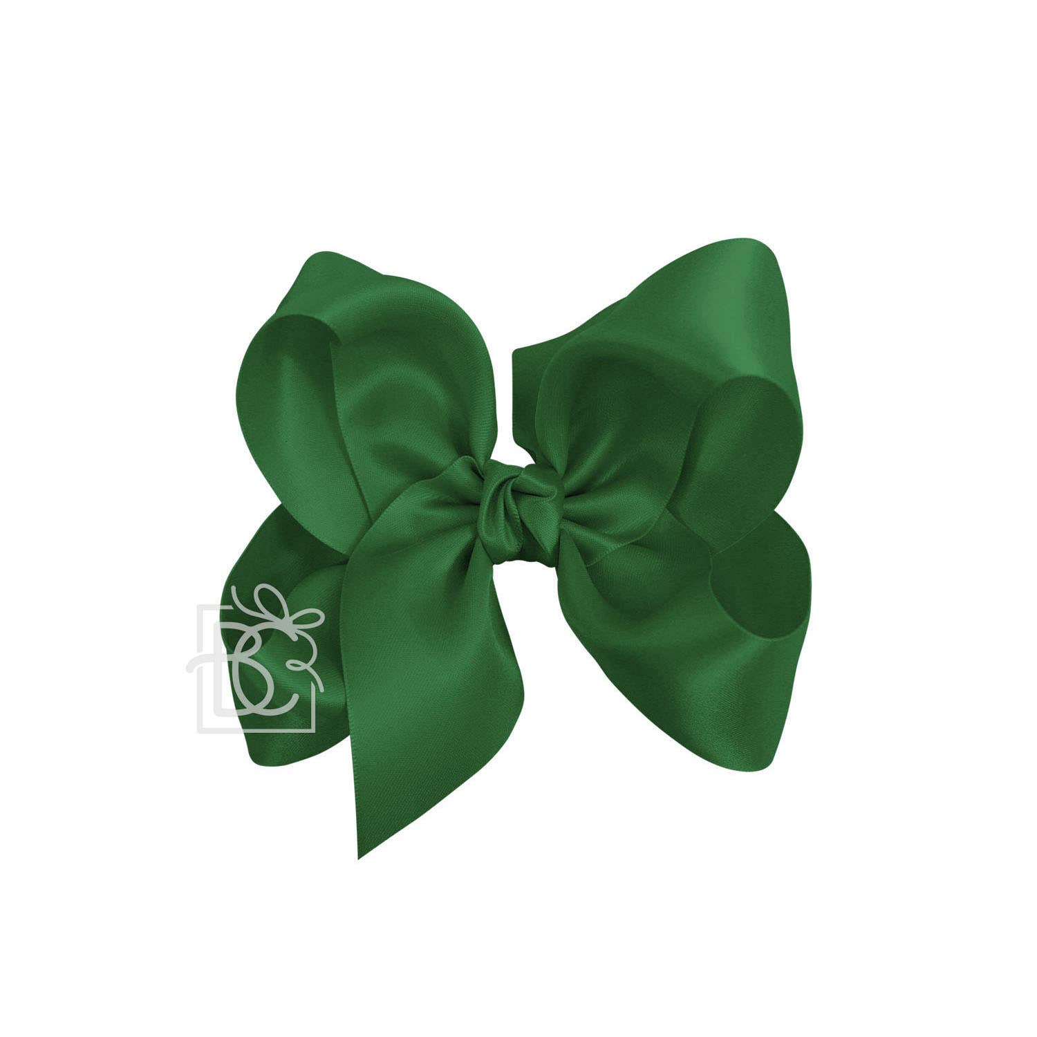 Beyond Creations, LLC - Wholesale Hair Bow - Kids - SATIN BOW ON CLIP89