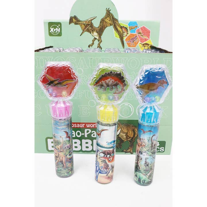 MIX COLOR Dinosaur Party Favor Bubble Toy for wholesale on Faire3