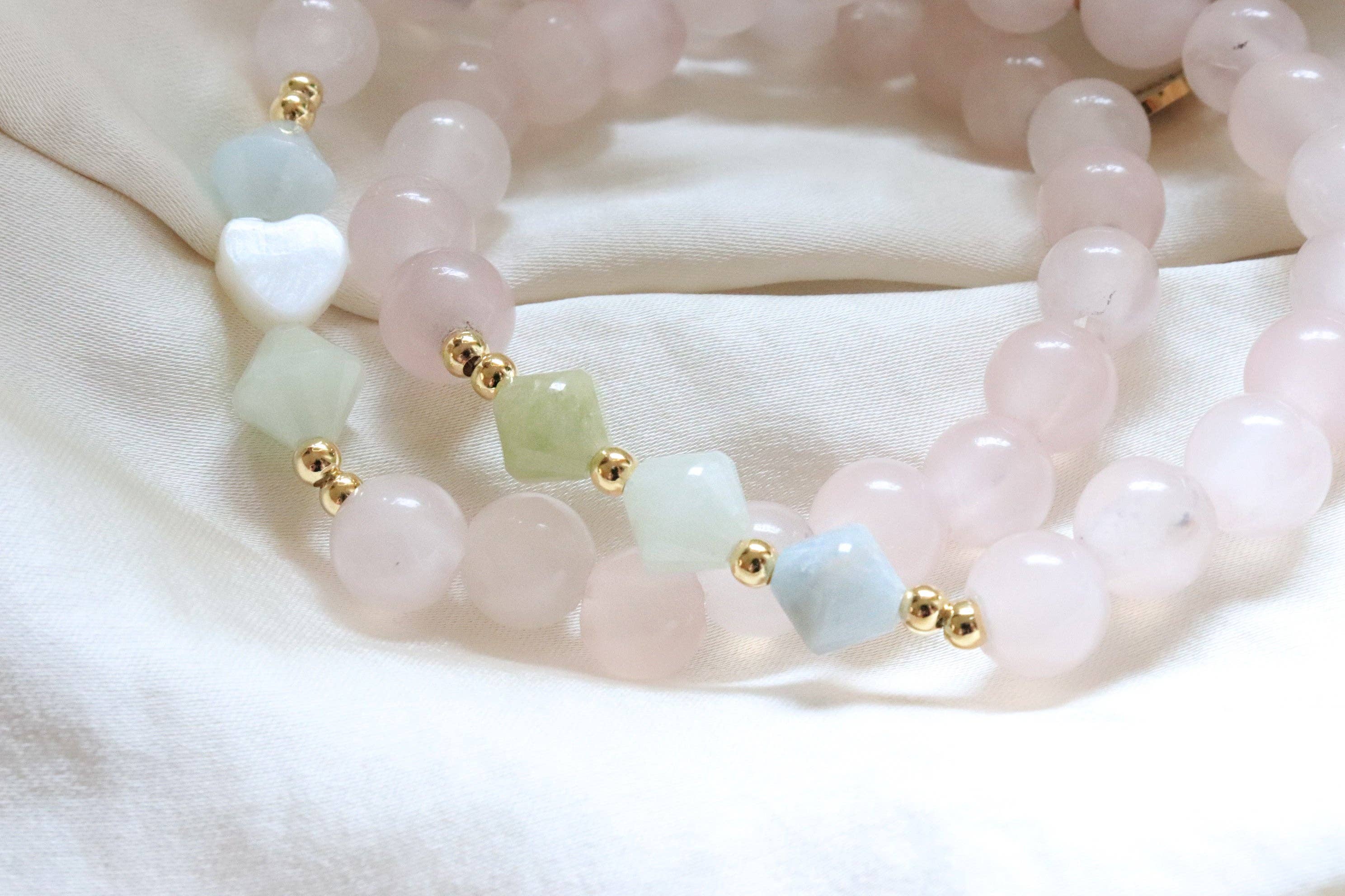 Jessica Santander - Wholesale Beaded Bracelet - Full of Love Rose Quartz Bracelet3