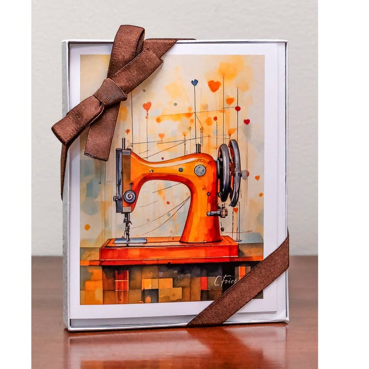 Coffret de 6 Cartes Collection A2 Poids Plume Fantaisistes pour la vente par Quiltberry Farm