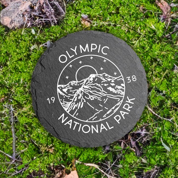 Olympic National Park - UV Printed Coasters for wholesale by Blue Ridge Mountain Gifts