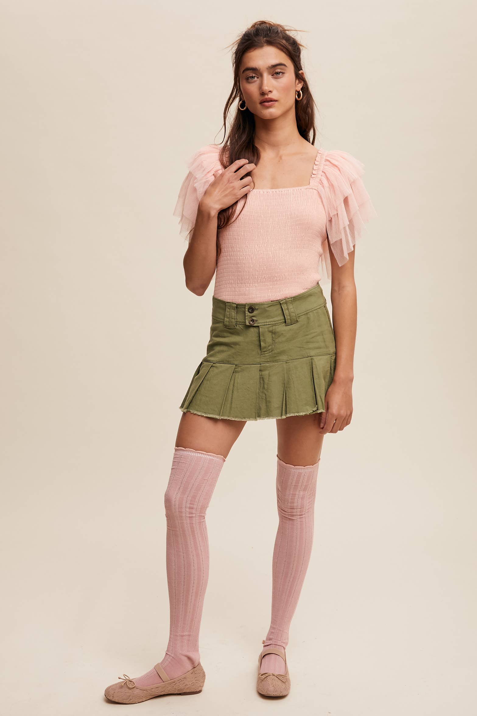 Listicle – Bodysuit - Mulher por atacado – Body Elegância Plissada50