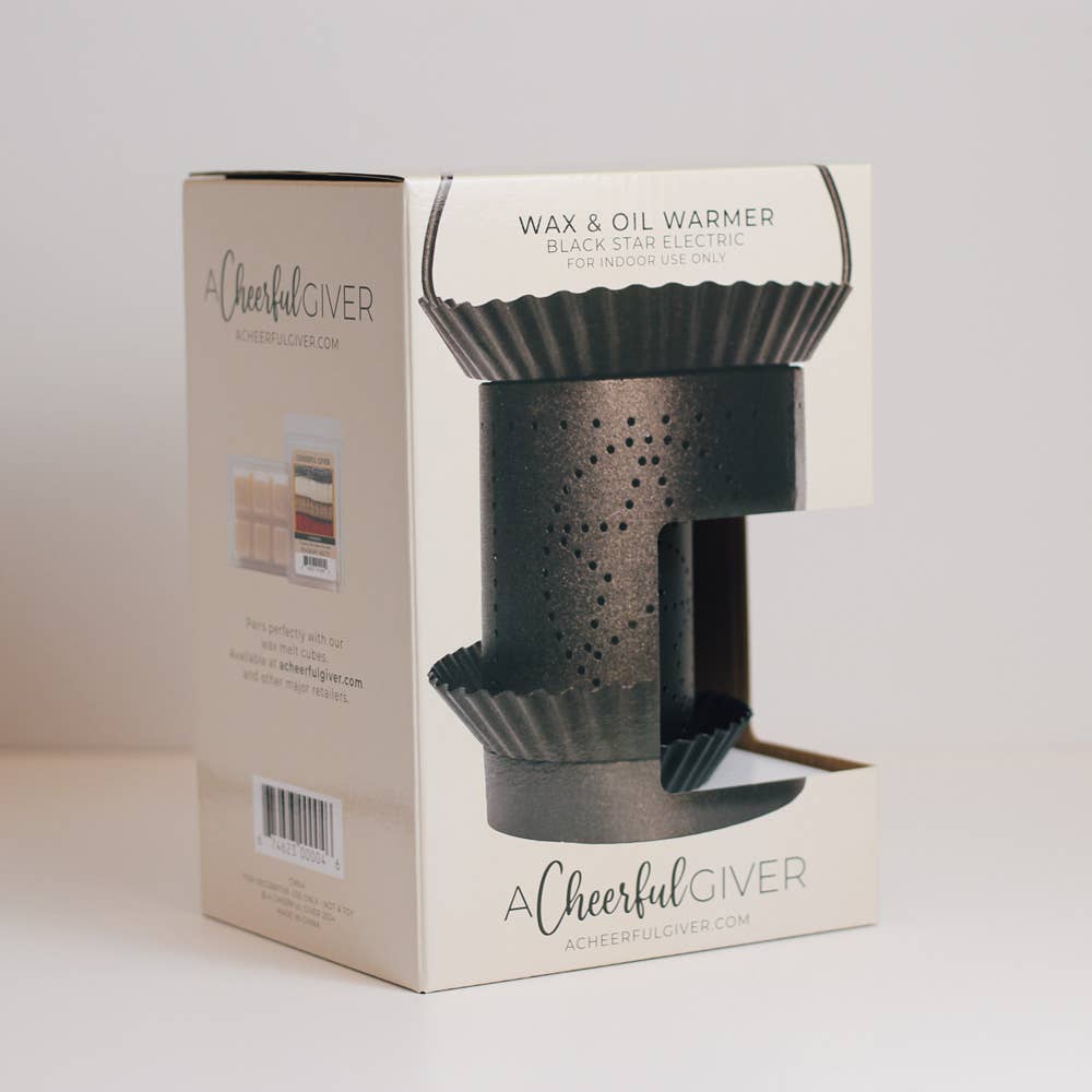 A Cheerful Giver - Wholesale Wax Warmer - Star Tabletop Wax Warmer - Tabletop (Black)4
