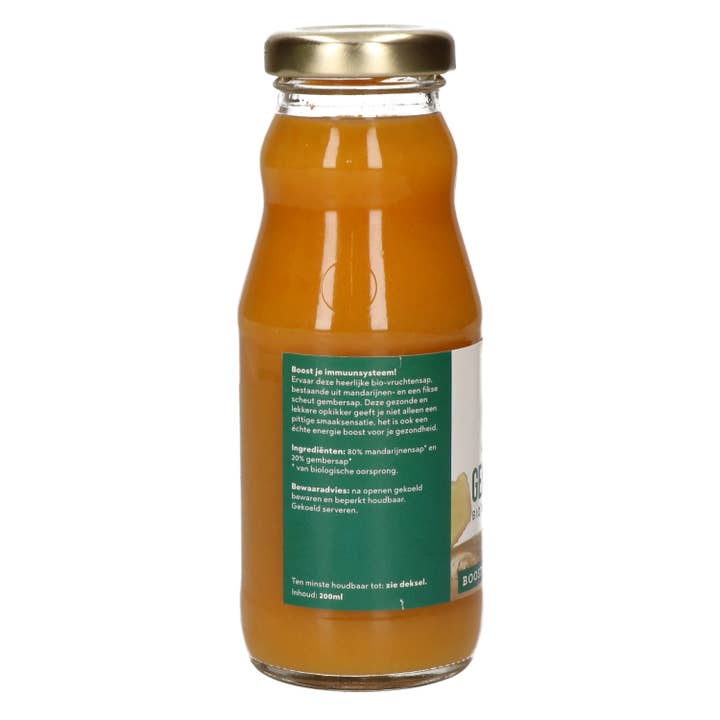Go Now - Wholesale Wellness Juice/Tonic - Mandarin-Ginger 200ml | Ginger Shot | Ginger Juice | Ginger