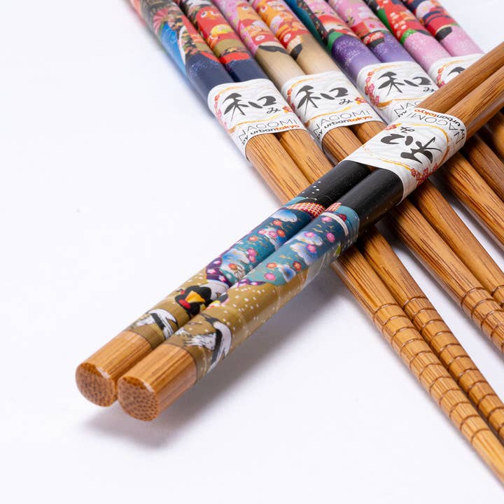 Urban Tokyo - Wholesale Chopsticks - 5 Piece Chopsticks Set Geisha (10/200)4