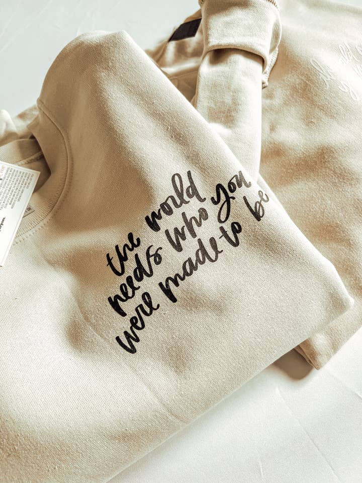 SBG Co. - Wholesale Graphic Sweatshirt - Women's - The World Needs Sweatshirt5