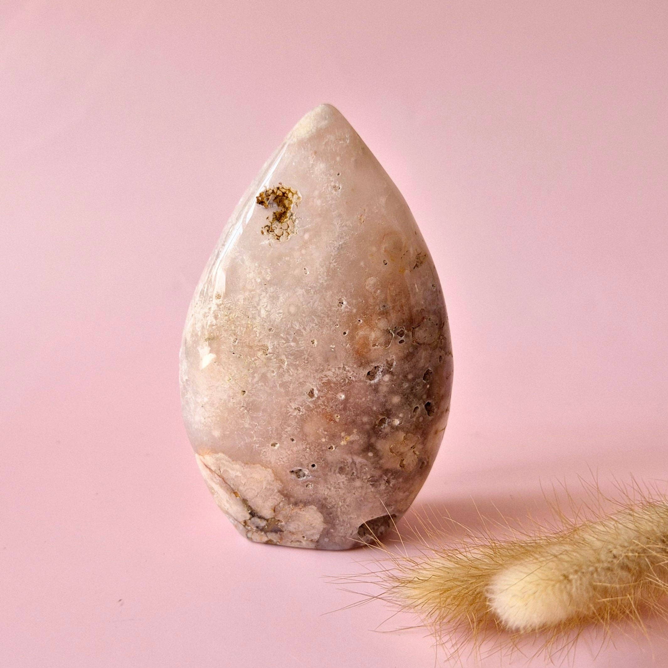 Moonlight Gemstones - Wholesale Spiritual Stone/Crystal - Druzy Pink Amethyst Freeforms & Flames – Magical Soft Energy13