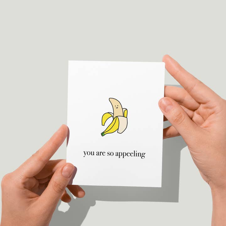 Punny & Cute Greeting Card - You are so Appeeling for wholesale by Eastern Trend