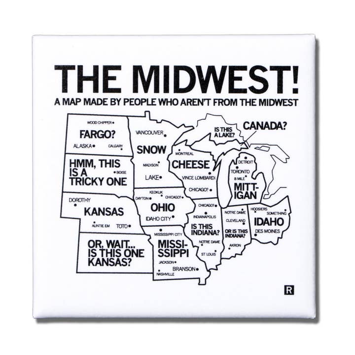 RAYGUN – Engroshandel Magnet – Midtvesten Kort Metal Magnet0