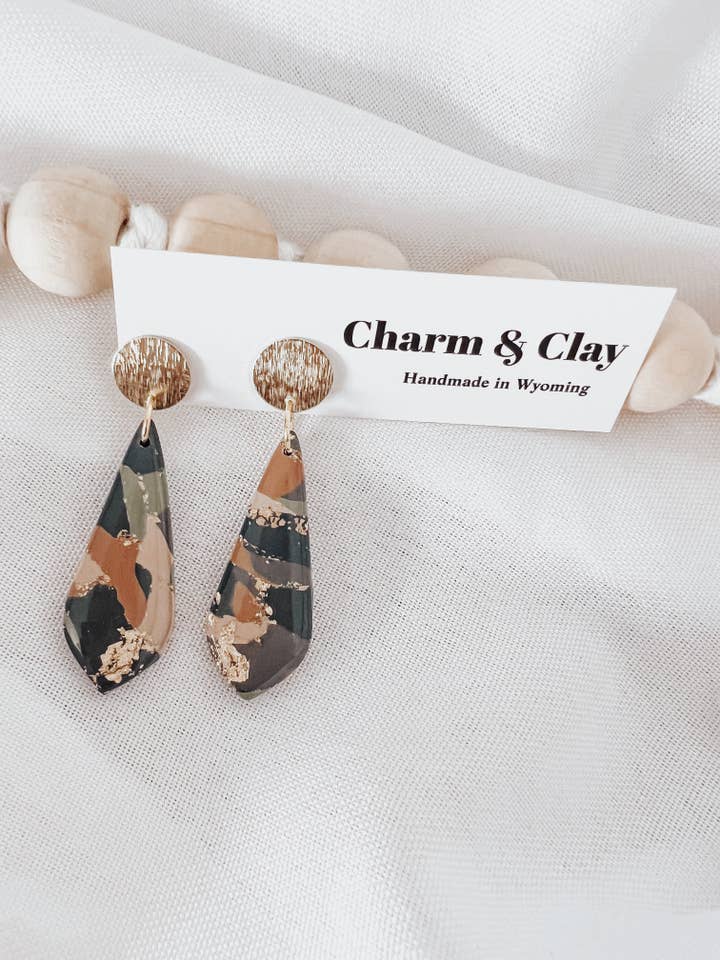 The Lane in Gold stud for wholesale by Charm and Clay