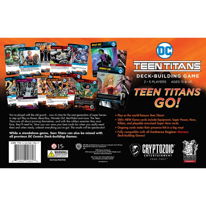 Cryptozoic Entertainment - Wholesale Kaartspel - DC Deck-Building Game: Teen Titans5