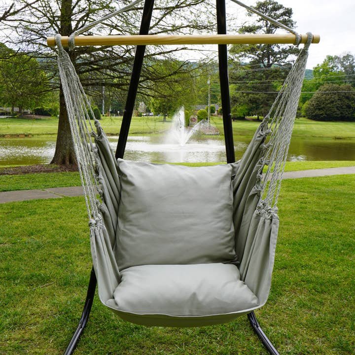 Fauteuil-hamac Calloway Mills en sauge givrée pour la vente par Calloway Mills