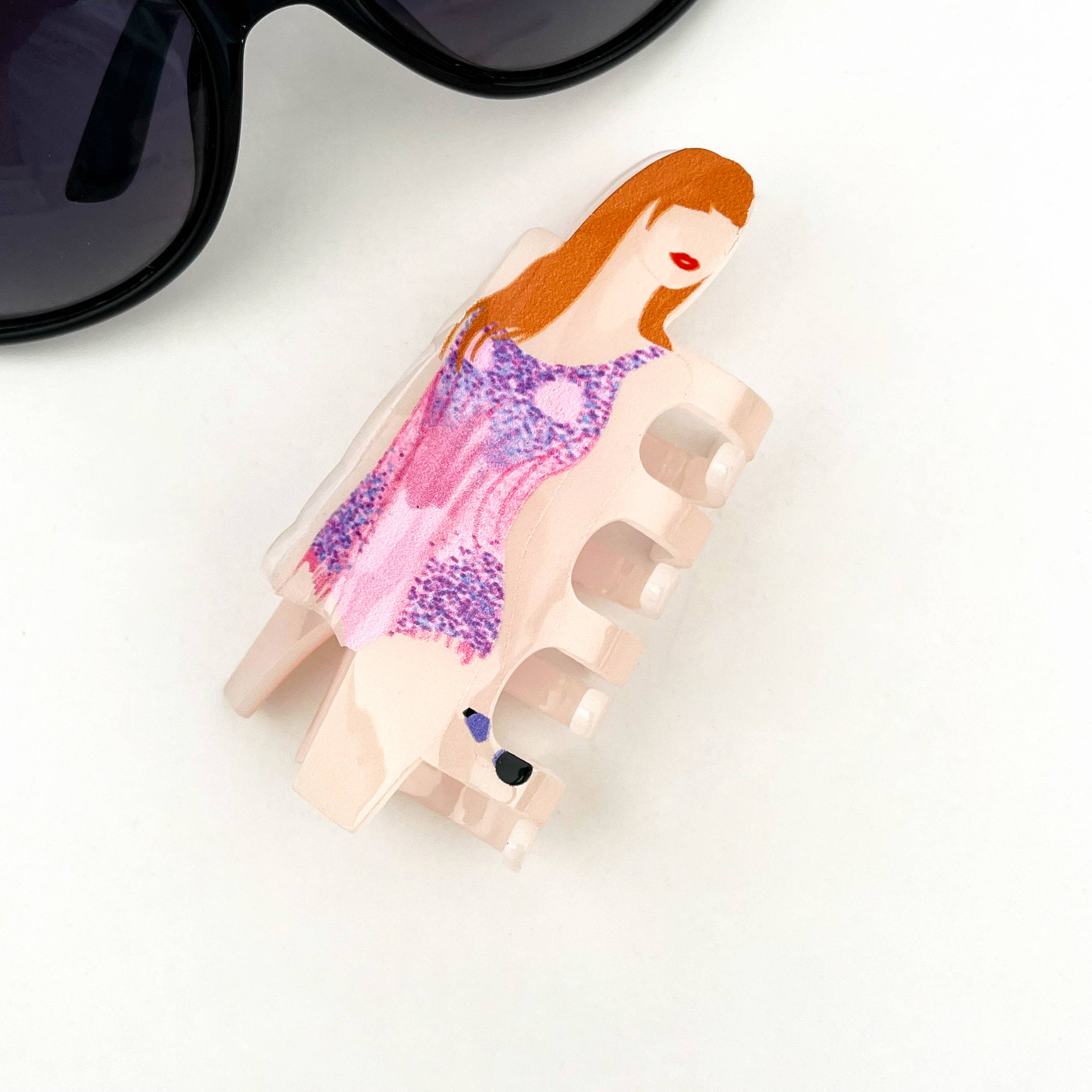 SoapElenGlen – Großhandel Haarclip – Damen – Buch- und Mikrofon-Haarspangen, niedliche neuartige Haarklauenklammer3