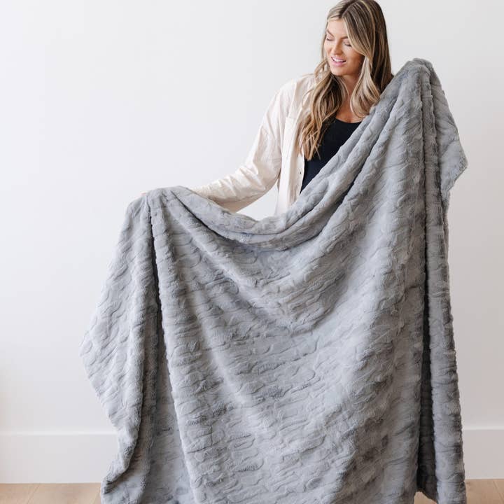 Saranoni - Wholesale Throw Blanket - PATTERNED FAUX FUR XL THROW BLANKETS7
