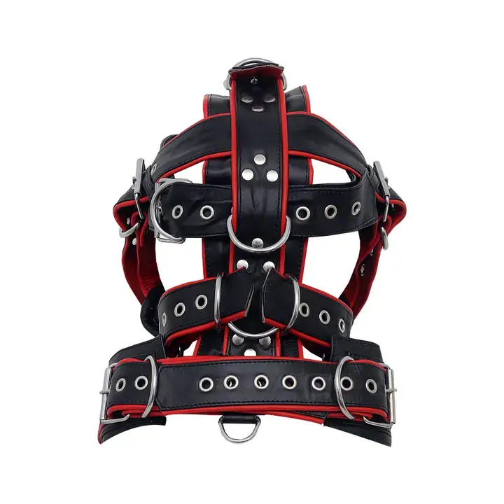 The Master Tanners - Wholesale Sex Toy - Leather Head Harness Hood Fetish Face Muzzle1