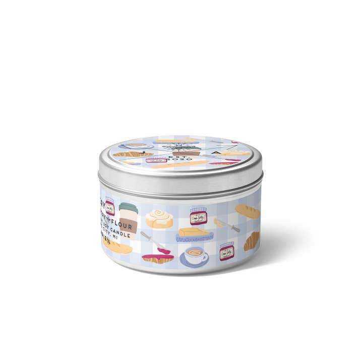 June Apothicarie - Wholesale Travel Candles - The Bakery 4 oz Travel Candle3